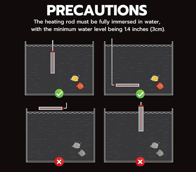 75W Aquarium Heater, 5 Temperature Modes for 5-15 Gallon Betta Fish Tank Heater, 78°F Mini Submersible 5 Buttons Temperature Constant Easily Setting, Freshwater & Saltwater Tanks