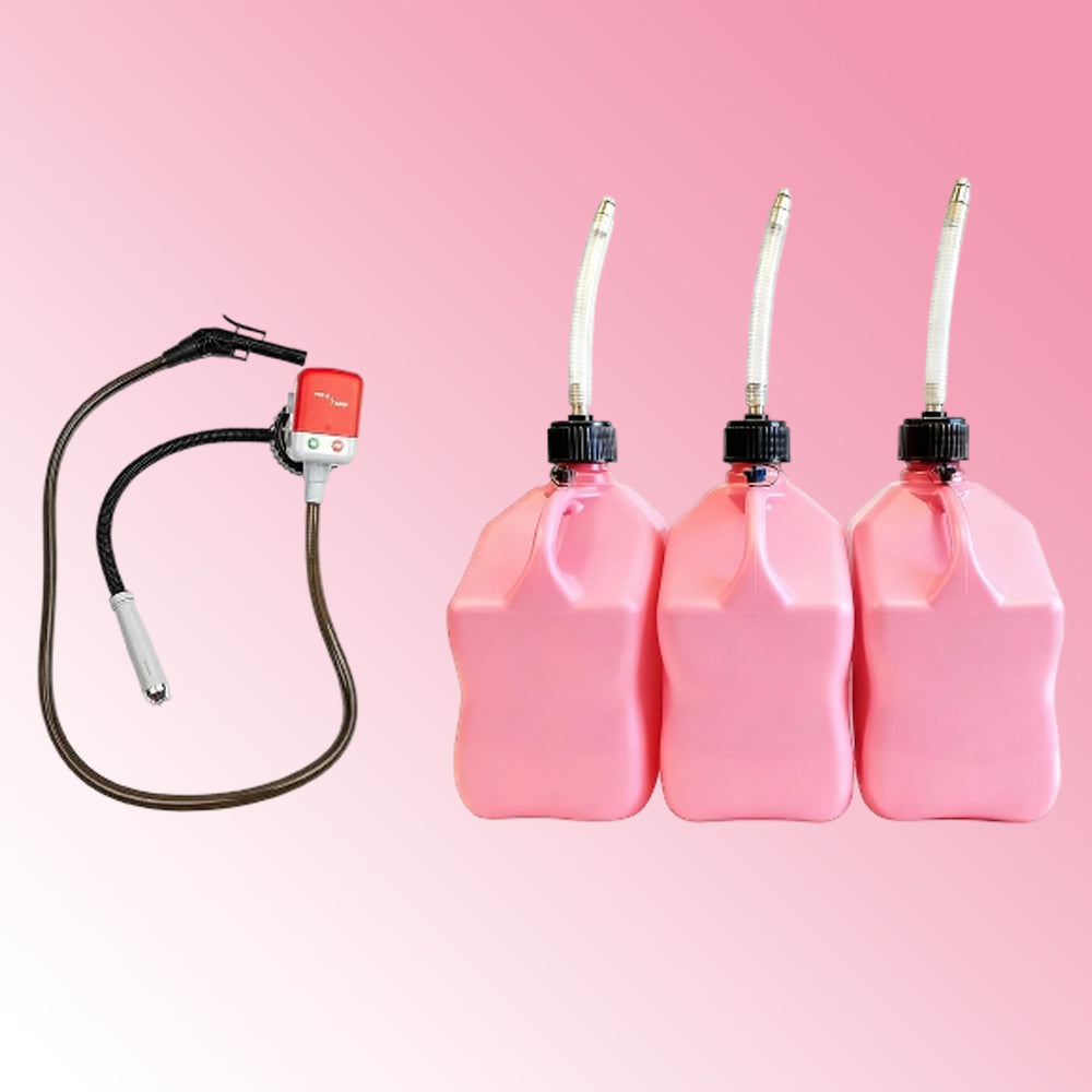 7-Piece 5-Gallon Racing Fuel Utility Jug Set