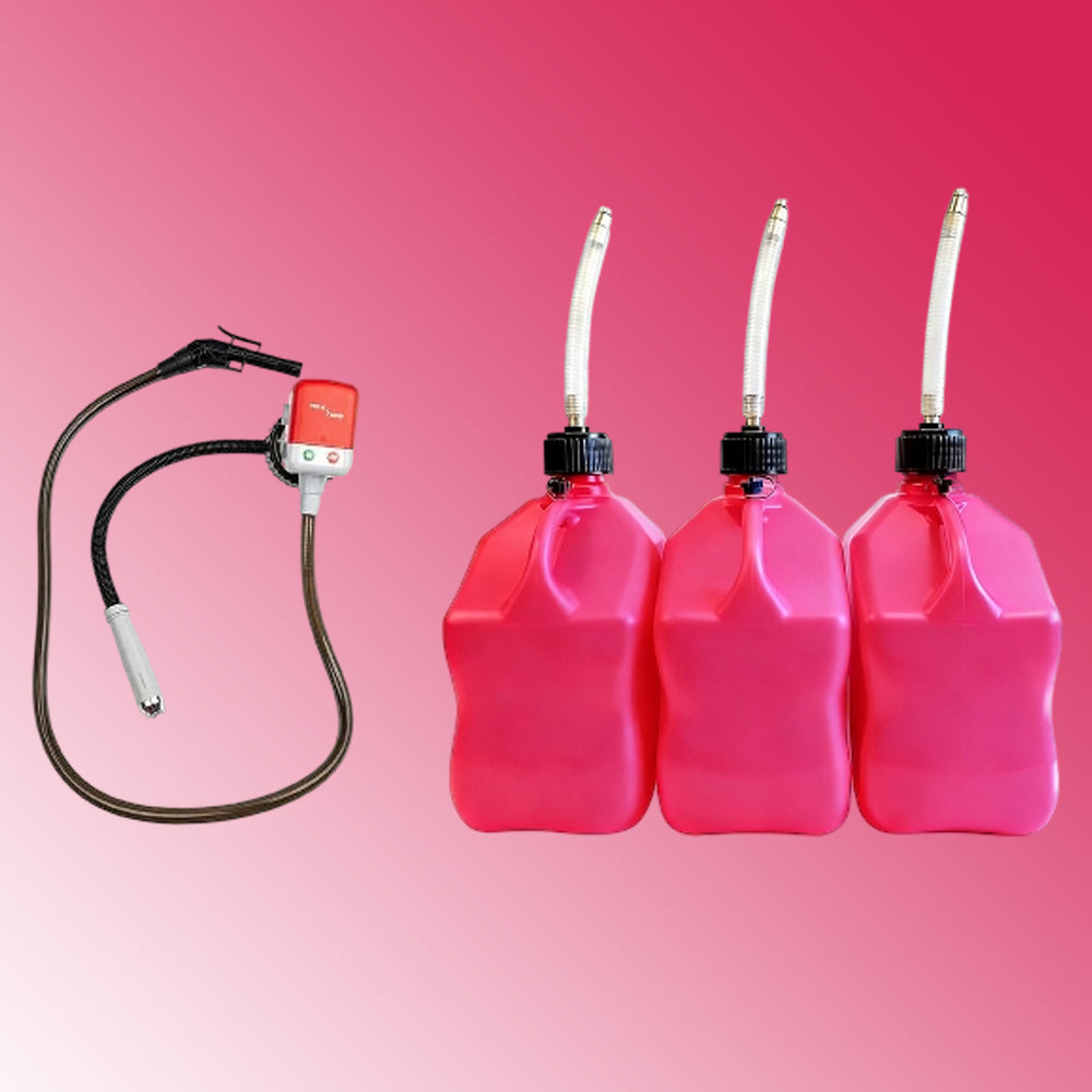 7-Piece 5-Gallon Racing Fuel Utility Jug Set