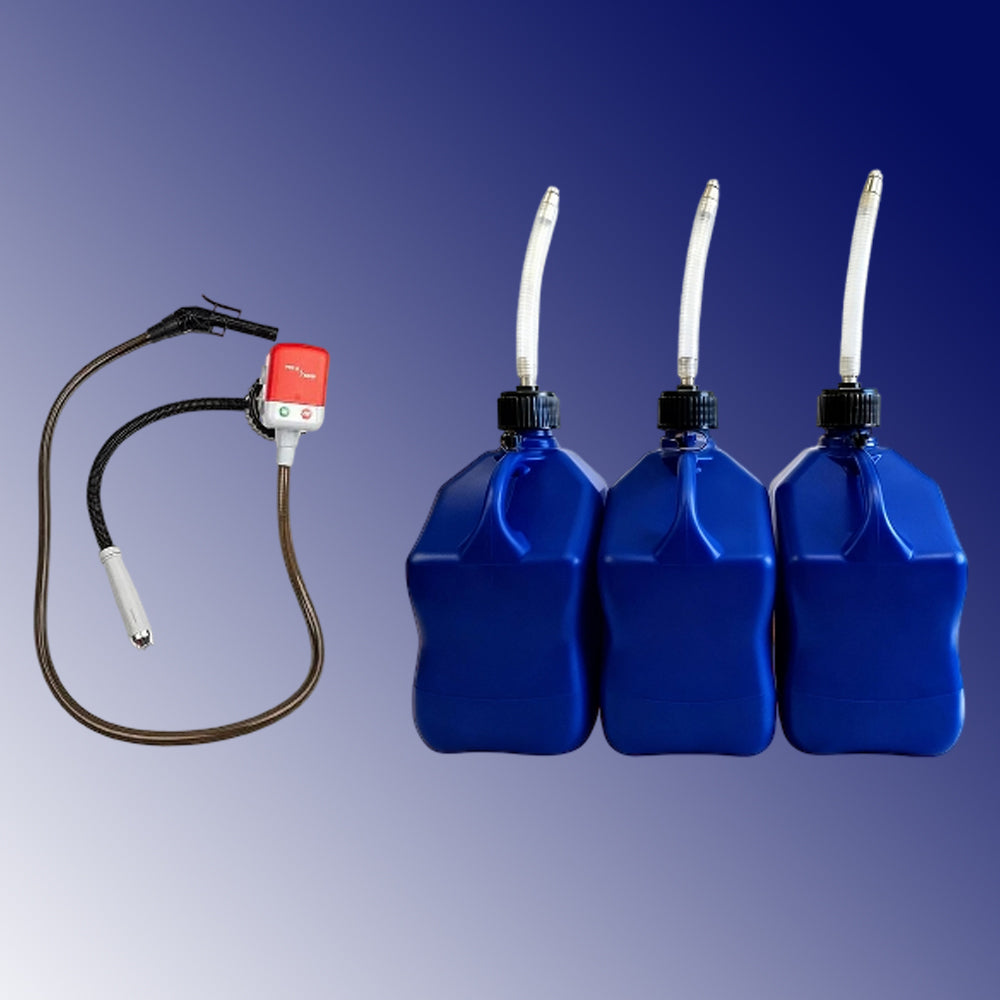 7-Piece 5-Gallon Racing Fuel Utility Jug Set