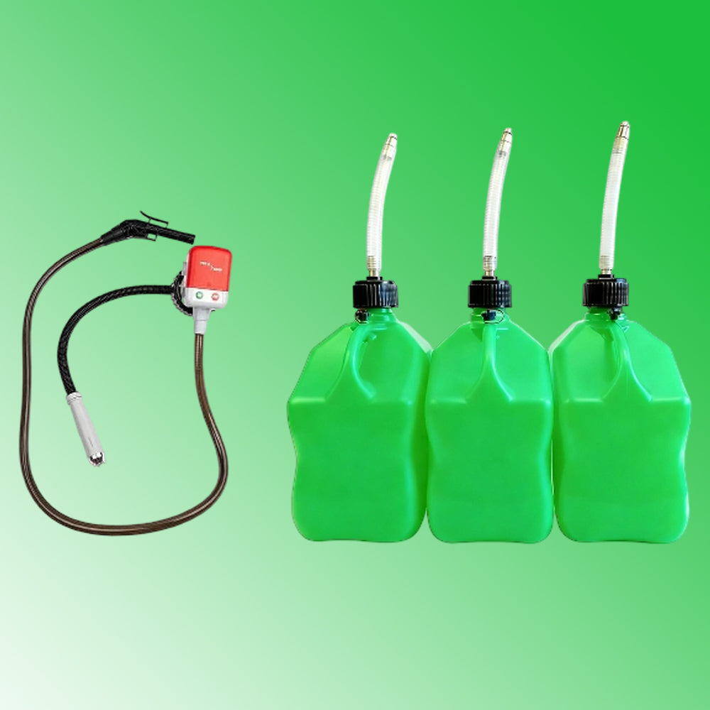 7-Piece 5-Gallon Racing Fuel Utility Jug Set