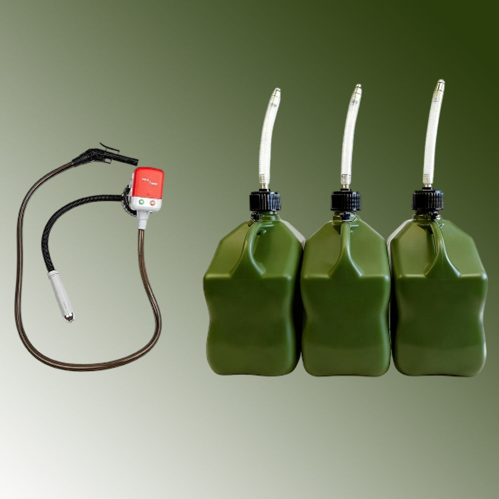 7-Piece 5-Gallon Racing Fuel Utility Jug Set