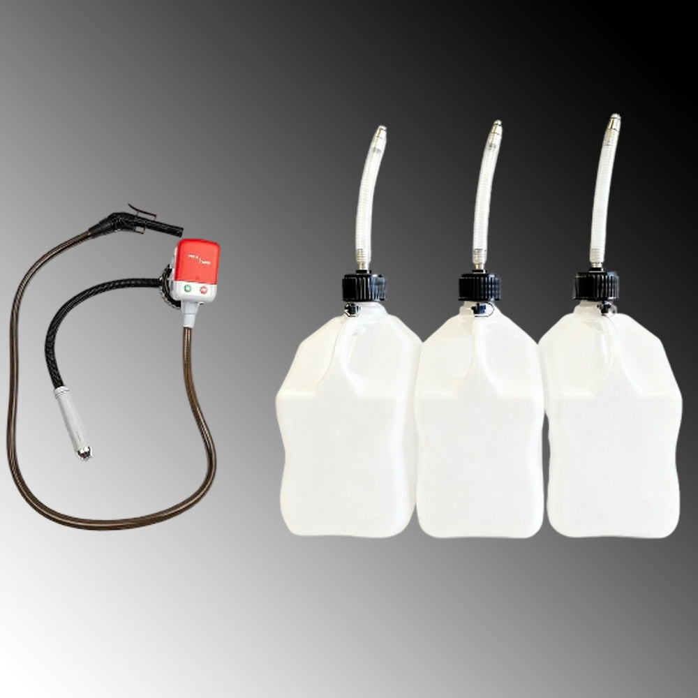7-Piece 5-Gallon Racing Fuel Utility Jug Set
